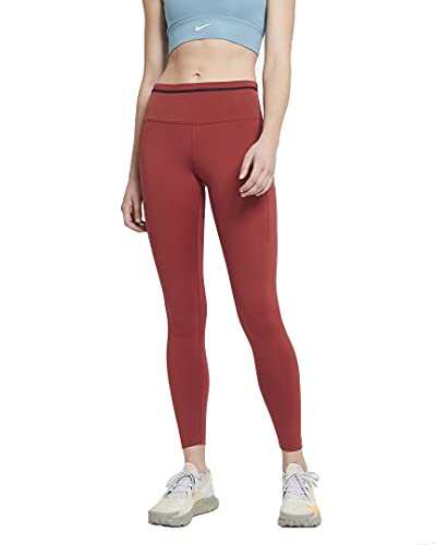 Nike W NK Epic Luxe TGHT Trail Dark Cayenne/Cerulean/REFLECTI - M