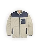 Polaire entièrement zippée. Col montant. Poche poitrine zippée. Matière ottoman contrastée sur les épaules et poche poitrine. Poches mains côtés. Biais contrastés manches et bas du corps. Polaire polyester recyclé 280g/m².