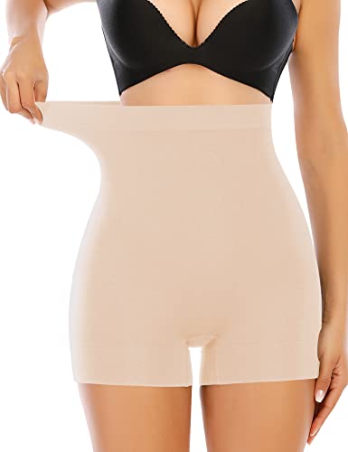 Image of Womens Seamless Shaping Boyshorts Panties Tummy Control Underwear Slimming Shapewear Slip Shorts