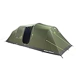 Eurohike Sendero AIR 8XL Inflatable 8 Man Tent with Spacious Living Area & 2 Separate Bedrooms, 8 Person, Easy to Pitch in 10 Minutes, Tunnel Design, Family Camping Trips & Festivals, 3000mm HH