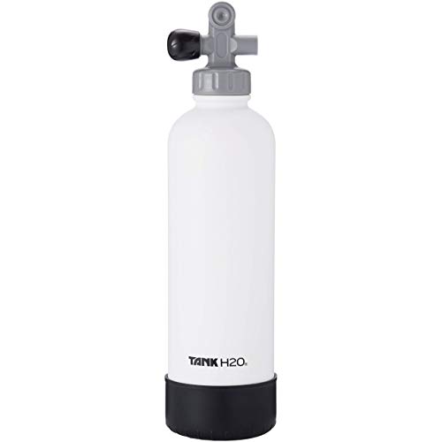 TANKH2O Scuba Tank Vacuum Insulated Water Bottle: Great Gift and Accessory for Scuba Divers | Holds 700mL | Food-grade stainless steel bottle. Pack of 4