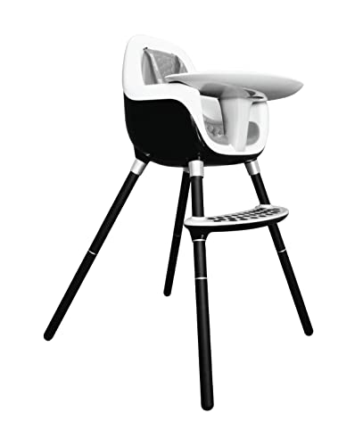 Bumbo Baby Highchair with Saftey Harness and Removable Tray - Portable and Convertible High Chair for Baby - Suitable for Ages 6 Months to 3 Years - Easy to Clean and Assemble - Cool Grey