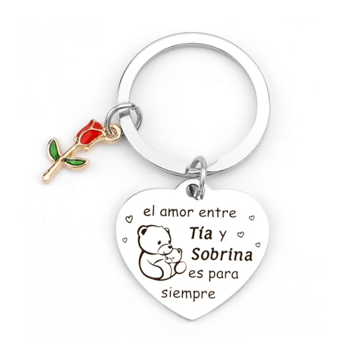 JoyrnalK Regalos Para Mi Tia Regalos Tia Regalos Para Tias Regalo Cumpleaños Tia Regalo Tia Cumpleaños Regalos Día De La Tias Llavero Regalos Para Tías Regalo Dia De La Madre Regalo Tias Navidad