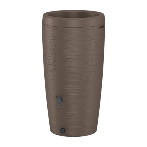 Serbatoio dell'acqua piovana da 240 l, con vaschetta per piante, con rubinetto, 4 colori