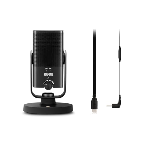 Microphone USB RØDE NT-USB Mini pour le gaming et le podcasting sur iOS