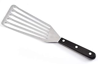Slotted Turner, Stainless Steel Flipper Fish Shovel | Long Slotted Spatula with Flexible Handle, Professional Fish Slice, Cooking Spatula for Cooking Fish//Meat/Dumpling Frying