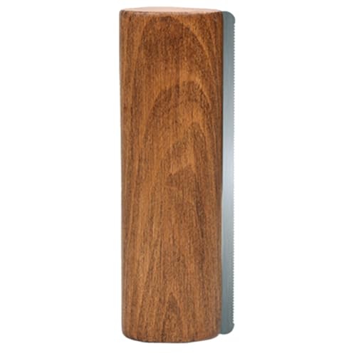 Cepillo raspador para caballo HINTRMENT de 20 cm con mango de madera y dientes metálicos