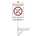 Goodvia Hundekot Verboten Schild mit Pfahl Aluminium Hier Bitte Nicht Hundekot Verboten Aluminium 20x30cm (Format A4) von Goodvia