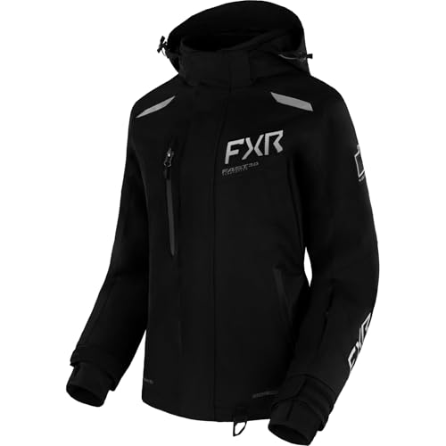 FXR Women's Renegade FX Jacket (Black/Light Gray - Size 12)