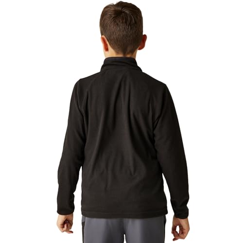 Regatta Loco Half Zip Fleece Black 13yrs