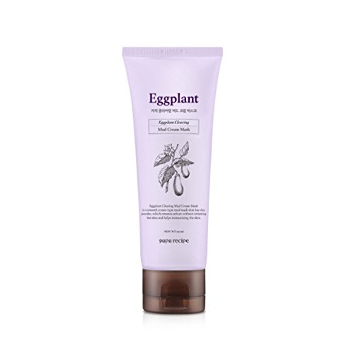PAPA RECIPE Eggplant Clearing Mud Cream Mask 100ml Wash Off Pack