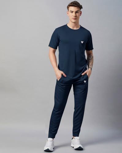 Image of Noble Monk Men Regular Fit Cord-Set | Round Neck Full Sleeve Tshirt with Lower | Relax Fit Track Suit For Men