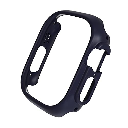 Coque Apple Watch Series 7 antichoc pare-chocs rigide mat bleu nuit 41 mm