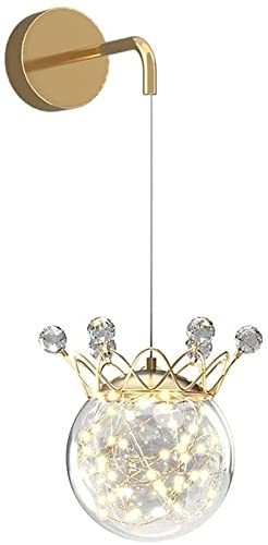 MYUYEE Minimalist Gypsophila Chaner, Lamps Crystal Chaner, Bedroom Bedside Wall Lamp, Living Room Balcony Chaner