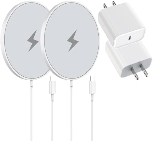 Magnetic Wireless Charger Fast Apple Mag-Safe Charger for iPhone 16 Pro Max/16 Pro/iPhone 15Pro Max/15 Plus/14/13/12/AirPods 3/2/Pro/Pro 2 Magnet Charging Pad Mag Safe Chargerwith Dual Charging Ports