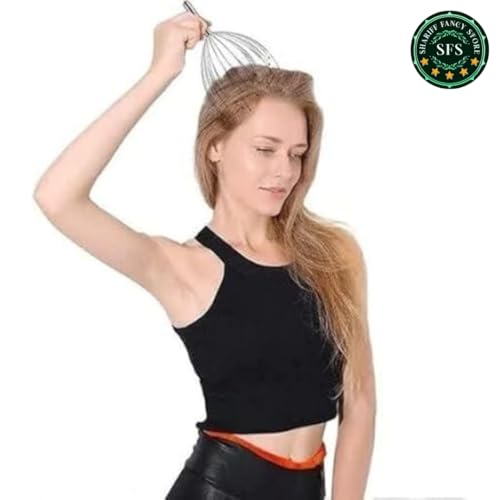 Image of Auto Head Massager | Hand Held Scalp Massager for Pain Relief, Hair Growth & Relaxations | Octopus Scalp Pointer - Pack of 1pc
