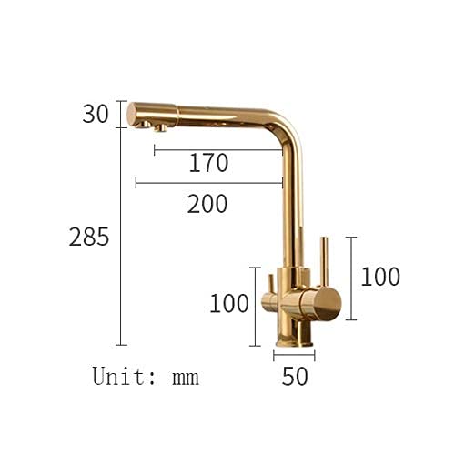 Rubinetti, Decorazioni Dorate Filtro per l'Acqua