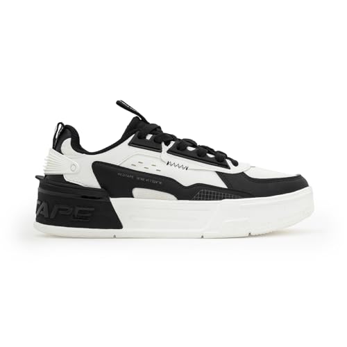 Image of Red Tape Lifestyle Sneakers for Women in Black White | Lifestyle Sneakers