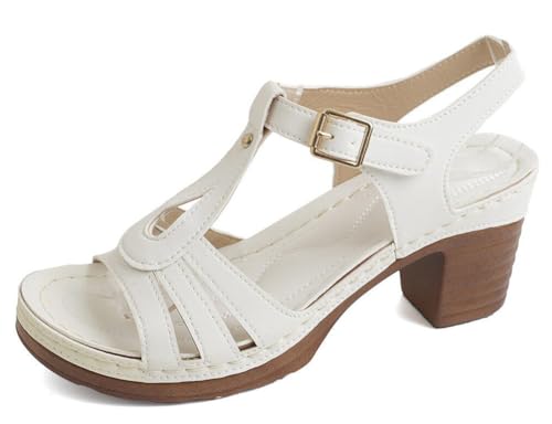 Sandales d'été pour femme chaussures habillées confortables à enfiler chic