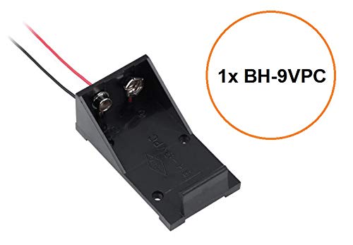 Support de Batterie pour Piles 2-3-4 Mignon AA/Micro AAA/BH-9VPC 1x 9V-Batterie