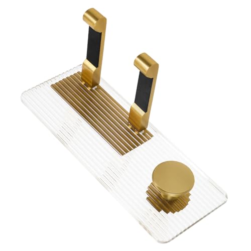 BESTYASH Smooth-rounded Edges Hair Dryer -mounted Acrylic Easy-clean Elegant for Decor