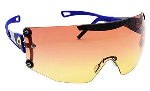 Outlaw X7 Tread Temple Blue Frame with Two Max Orange Chromashift Lenses and One Progressive Max Lense (24 CMX, PROG MAX, 64 CMX)