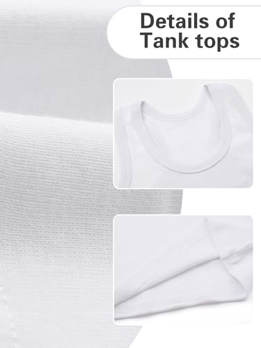 Soft Undershirt Tank Top Cotton Undershirt Sleeveless Shirts for Kids Girls Or Boys3