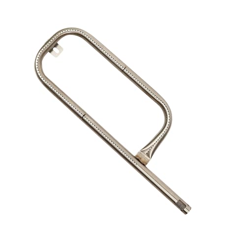 CAMPAQUIP Stainless Steel Grill Burner | Replacement for Weber Baby Q Series | Q100 | Q120 | Q1000 | Q1200 | P-Shaped Mega Flame Burner | NOT for N Series
