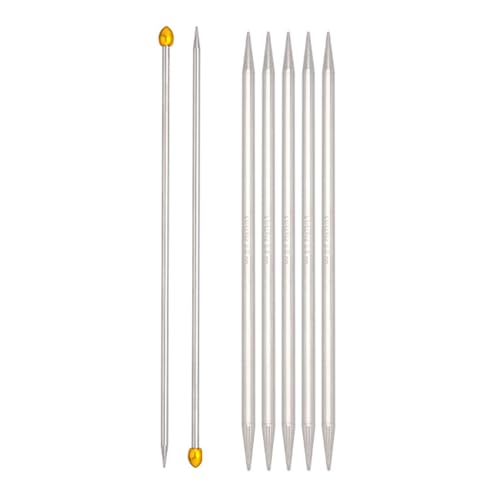 Limtula Aguja Punto Doble Acero Inoxidable Aguja Tejido Acero Inoxidable Acero Inoxidable