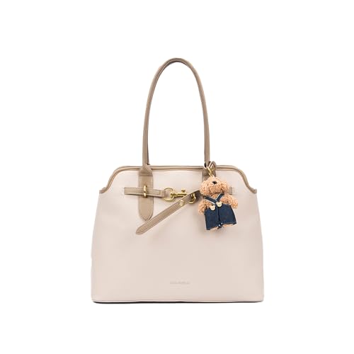 Image of Lino Perros Avril Ivory Tote Bag