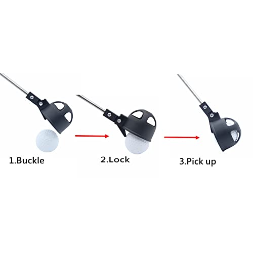 Dowei Stainless Steel Golf Ball Retriever With 2Pcs Grabber Tool,7Ft Golf Ball Retriever For Water Telescopic With Automatic Locking Scoop Golf Accessories Gift For Men Woman #TOP2