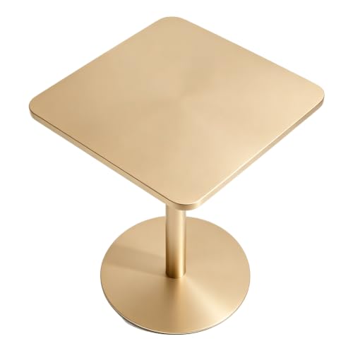 Mesa auxiliar de comedor de hierro cuadrada y alta para barra de cocina moderna 2