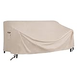 SONGMICS Patio Sofa Cover, 600D 3-Seater Sofa Protective Cover for Outdoor Garden Furniture,...