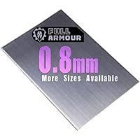 Baustahlblech, quadratisch und rechteckig, 0,8 mm – 3 mm dick (0,8 mm x 100 mm x 100 mm)