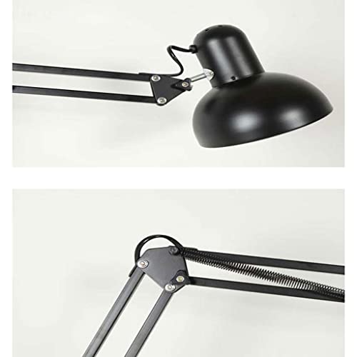Lámpara de pie de hierro ajustable con casquillo E27 para iluminación interior 8