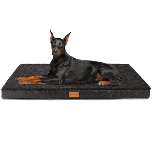 Patas Lague Orthopedic Jumbo Dog Bed for Large Sized Dog 56''X40'', Soft Waterproof Egg Crate Foam...