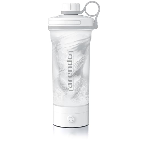 Arendo - Eiweiß Shaker elektrisch 700ml – Protein Shaker mit Akku - BPA...