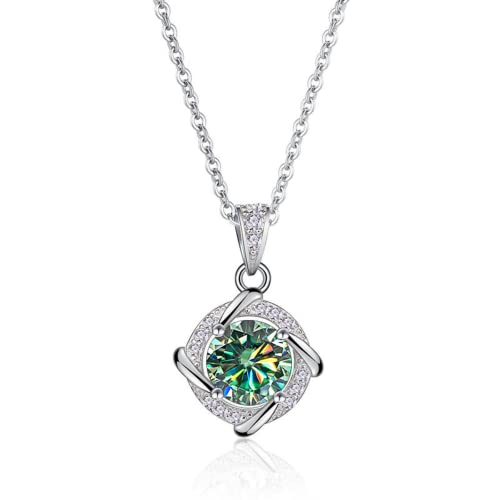 Collier pour maman YCQYM pendentif diamant 1CT cadeau fête des mères