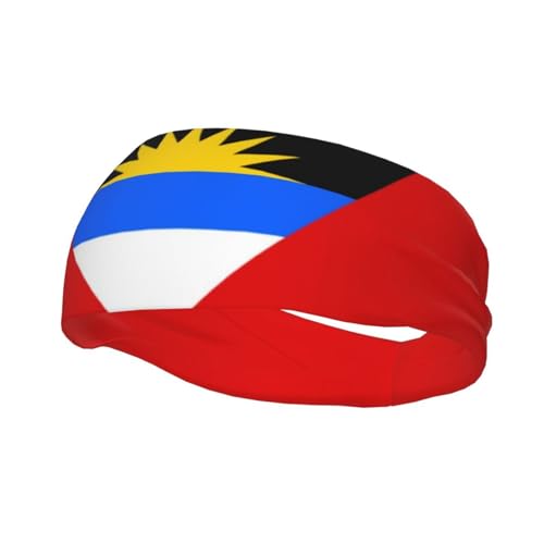 Image of Cute Flag Headbands Women Men Flag Sweatband Sports Headband for Running, Cycling, Yoga Gym, Working Out