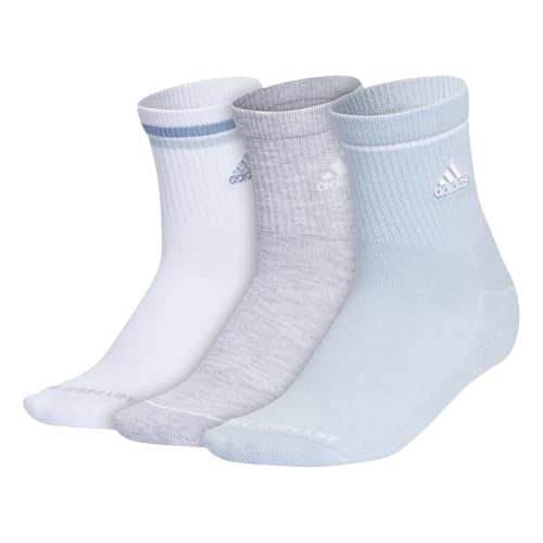 Image of adidas Cushioned Sport High Quarter Socks 3-Pairs Durable & Comfortable