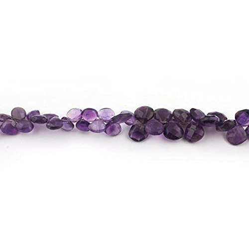 Perles améthyste briolette en gouttes facettées pour créer vos propres colliers bohèmes