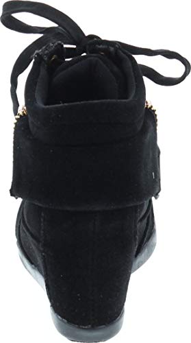 Link Gladys-24K Children Girl's Comfort Hidden Wedge Lace Up Ankle Sneakers4