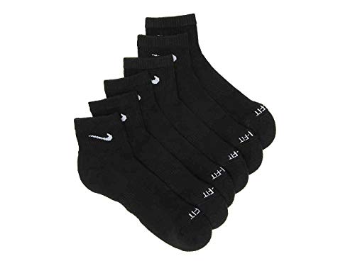 Nike Everyday Plus Ankle Socks (6 Pack), Large (8-12) - Black/White - Image 5