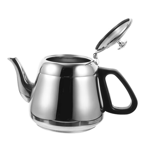 COLLBATH Bollitore Acciaio Inossidabile con Antiscottatura e Adatto Gas Induzione Ed Elettrico Kettle per Uso Cucina e Esterni