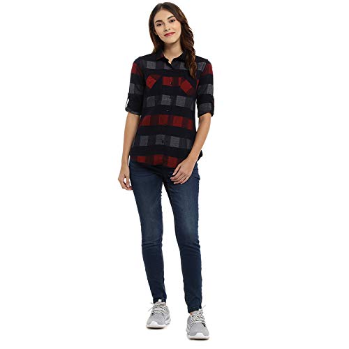 Image of PINACOLADA Women's Checkered Casual Shirt