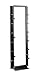BUD Industries DC-8035 Aluminum Rack Equipment 15" L x 20.25" W x 84" H, Black