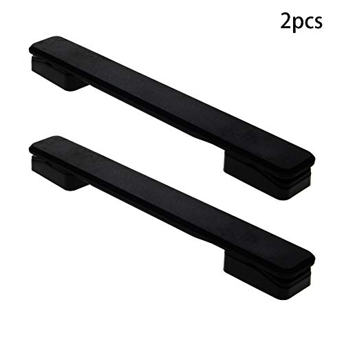 Juvielich 2Pcs Luggage Handle Strap Grip Handle Replacement Suitcase Handles Plastic Black For Travelling Journey Package 201X28X20Mm #TOP1