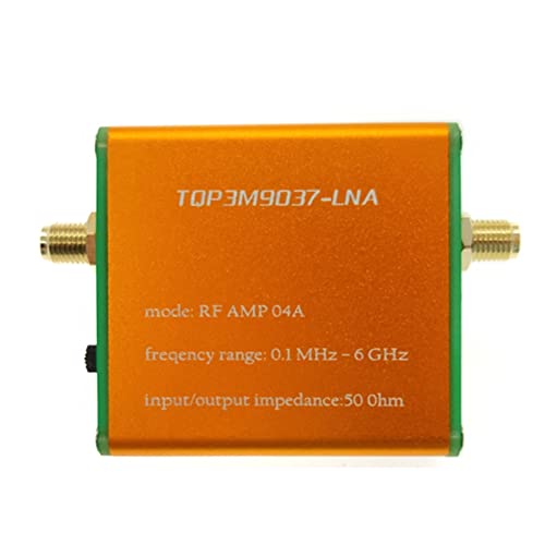 Sctecoau 100K-6GHz Preamplifier High Linearity Ultra-Low Noise Gain Amplifier (No Battery)