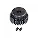 uxcell 1Mod 32T Pinion Gear 6mm Bore Hardened Steel Motor Rack Spur Gear with Step for RC Car Truck Buggy Gear Drive