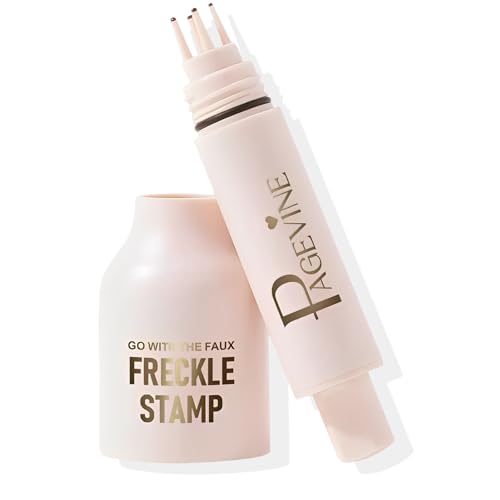 Freckle Stamp Pen,Fake Freckles Stain Marker Pencil Tool for Natural and Lifelike Sunkissed Face...